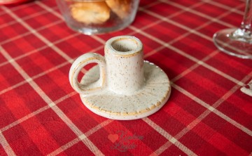 Dinerkaarshouder gevlekt   bruin 1430