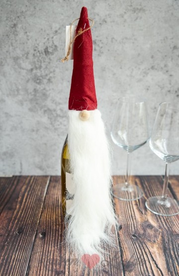 Kerstman wijnfles 3727