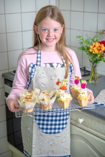 Keukenschort met kippen 8617