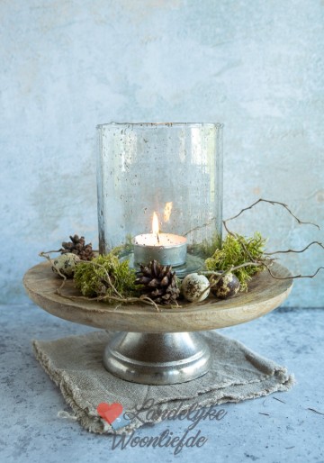 Windlicht met steenslag 5786 1