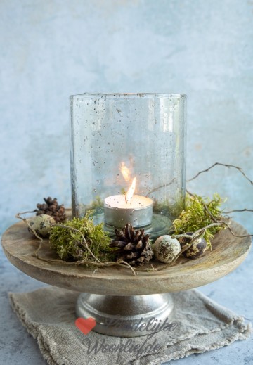 Windlicht met steenslag 5788 1