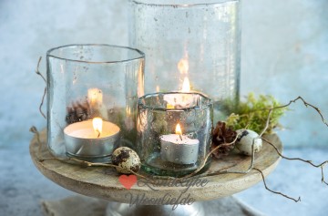 Windlicht met steenslag 5798 0